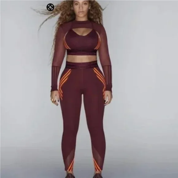IVY PARK Pants Jumpsuits Nwt Adidas X Ivy Park Drop Maroon